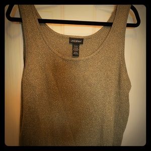 Green w gold flecks tank top